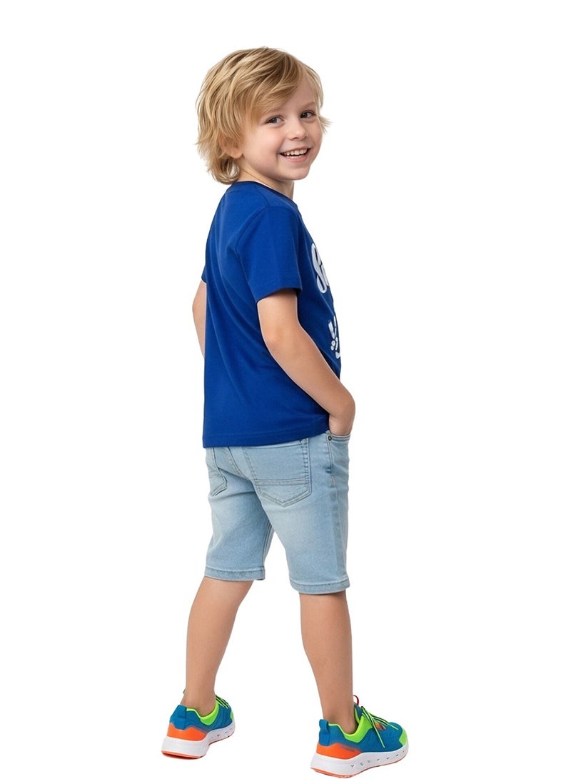 Boys T-shirt Short Sleeve Tees Summer Children's Clothing Cartoon Printed Top 2 4 6 Years - Image 4